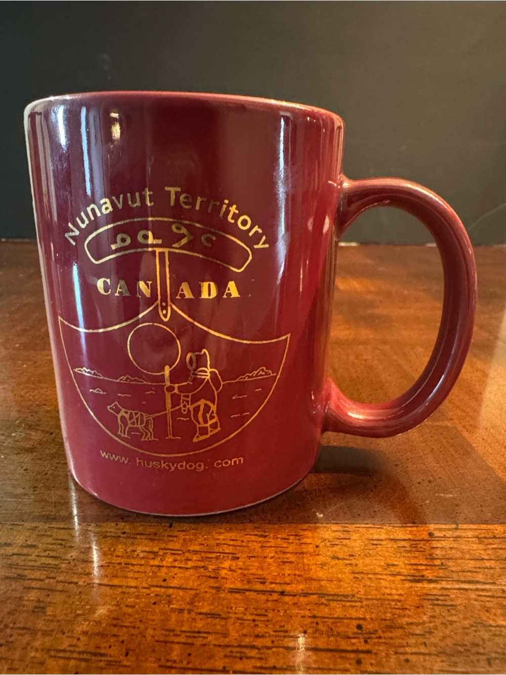 Nunavut Territory Canada Husky Dog Coffee Tea Mug